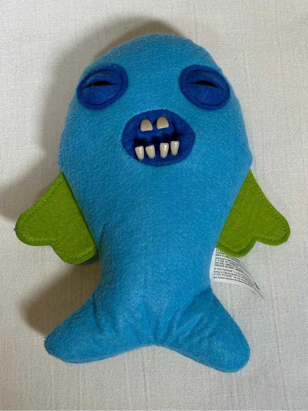 Fuggler Doll Funny Ugly Monster Plush Sir Horns A Lot & Cod Father